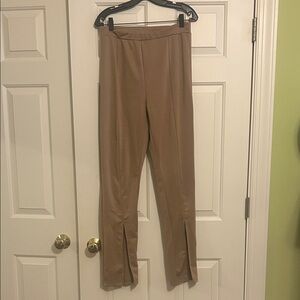 SHEIN Tan Flare Women's Pants